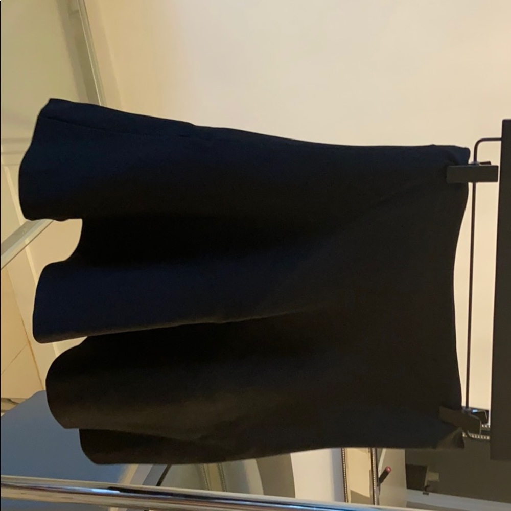 Black mini skirt